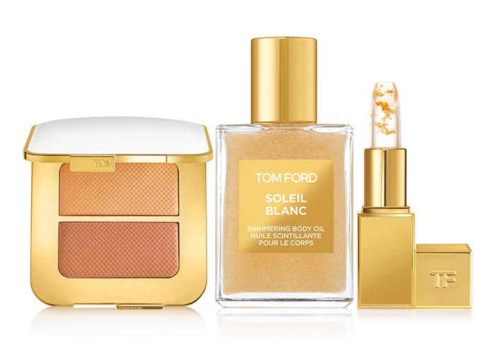 Christmas Makeup Gifts for Beauty Lovers: Tom Ford Soleil Gold Shimmer Set