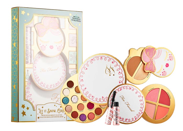 Christmas Makeup Gifts for Beauty Lovers: Too Faced Let It Snow Girl Makeup Gift Set