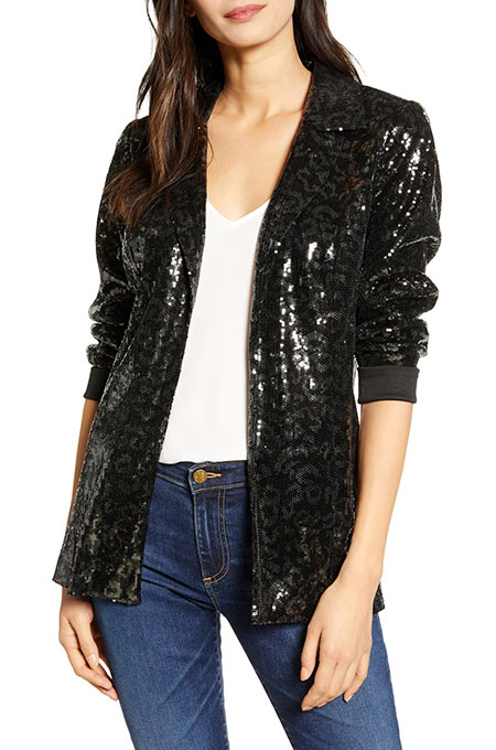 New Year's Eve Outfits: Chelsea28 Sequin Blazer