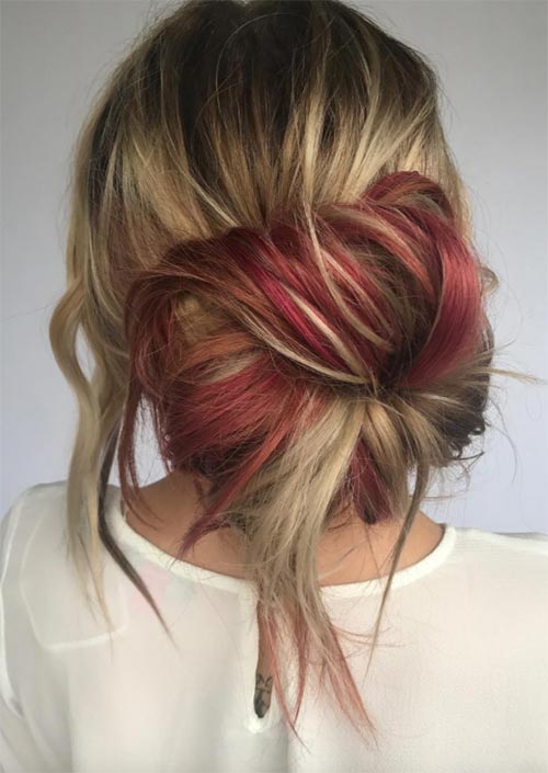 Autumn/ Fall Hair Colors, Ideas and Trends: Red Blonde Hair