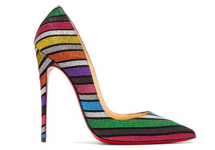 Best Glitter Heels: Christian Louboutin So Kate 120 Glitter Heeled Shoes