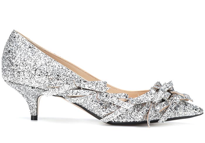 Best Glitter Heels: No. 21 Silver Glitter Heeled Shoes