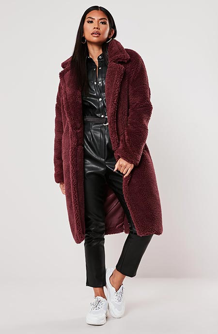 Best Teddy Bear Coats to Buy: MissGuided Teddy Coat