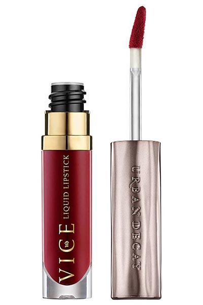 Best Burgundy Lipsticks to Buy: Urban Decay Vice Liquid Lipstick in Crimson