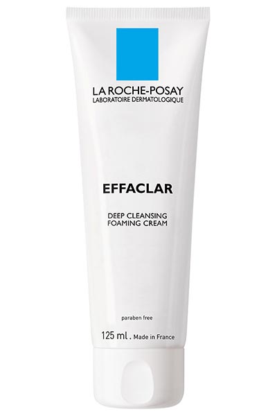 Best Face Washes/ Facial Cleansers for Oily and Acne-Prone Skin: La Roche Posay Effaclar Deep Cleansing Foaming Cream