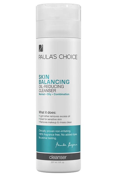 Best Face Washes/ Facial Cleansers for Oily and Acne-Prone Skin: Paula’s Choice Skin Balancing Oil-Reducing Cleanser
