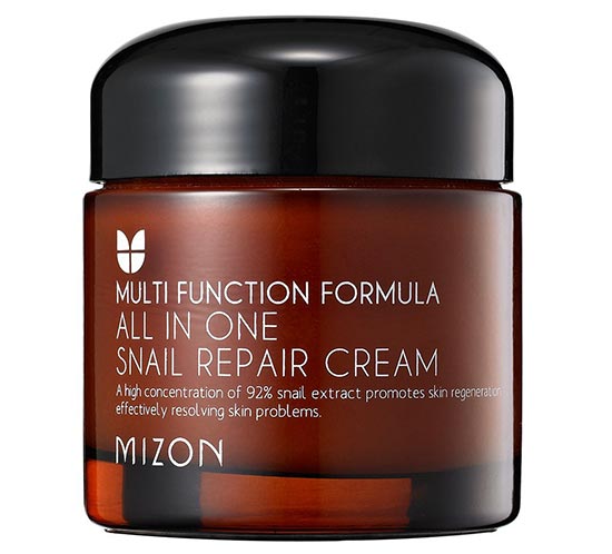 Snail Secretion Filtrate: Best Snail Slime Skincare Products: Mizon All-in-One Snail Repair Cream