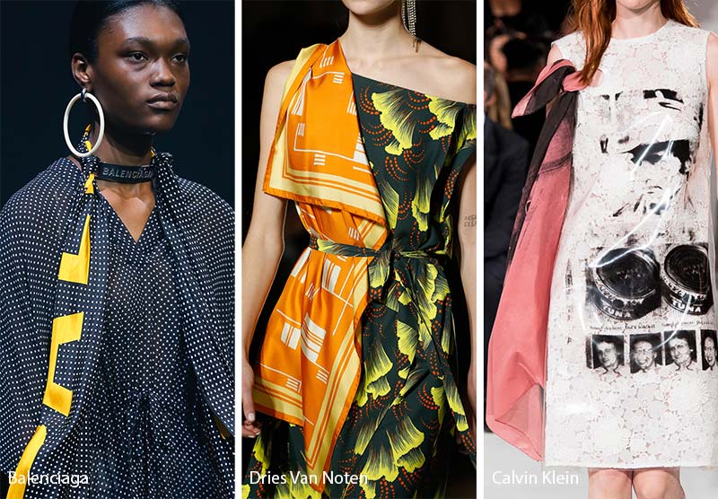Spring/ Summer 2018 Accessory Trends: Flowing Scarves