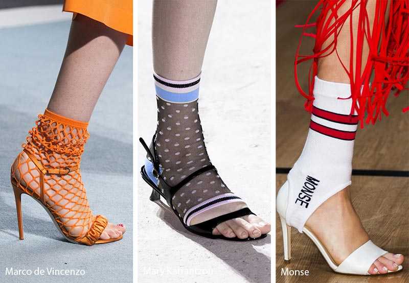 Spring/ Summer 2018 Accessory Trends: Open-Toe Socks