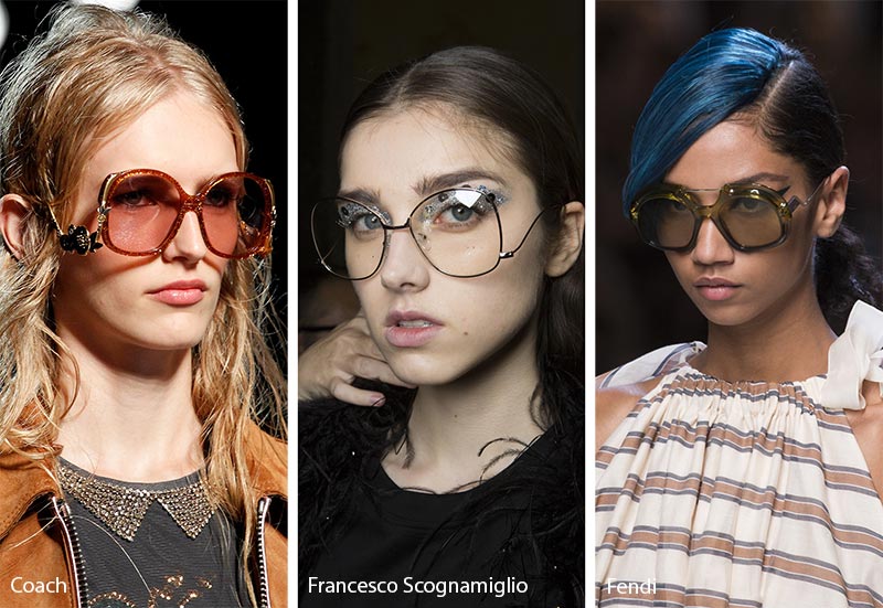 Spring/ Summer 2018 Sunglasses Trends: Drop Temples Sunglasses
