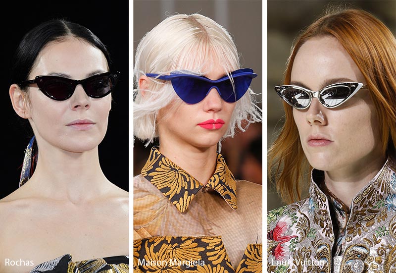 Spring/ Summer 2018 Sunglasses Trends: Extreme Cat Eye Sunglasses