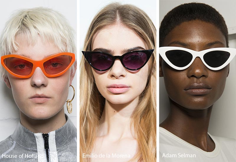 Spring/ Summer 2018 Sunglasses Trends: Extreme Cat Eye Sunglasses
