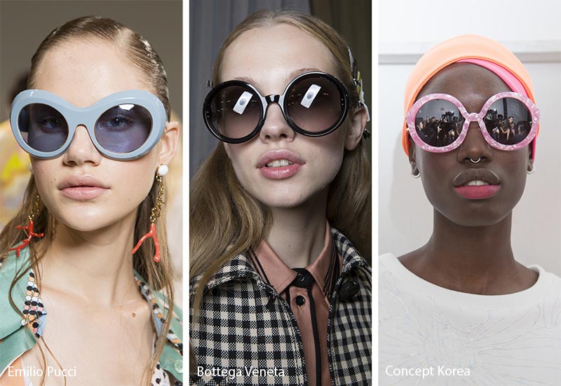 Spring/ Summer 2018 Sunglasses Trends: Oversized Round Sunglasses