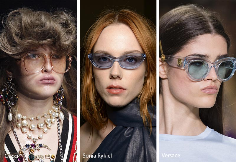 Spring/ Summer 2018 Sunglasses Trends: Transparent Frames Sunglasses