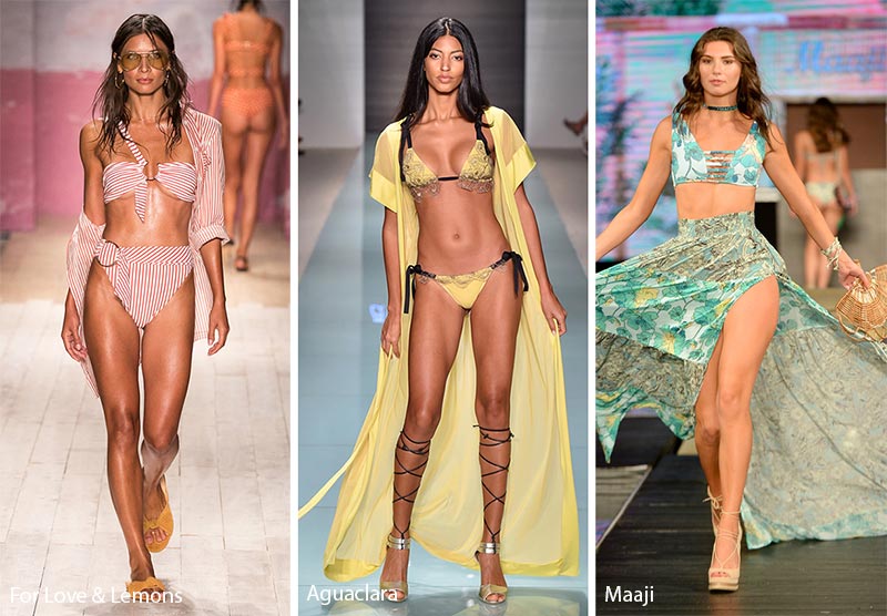 Spring/ Summer 2018 Swimwear Trends: Matching Swimsuits and Cover-Ups