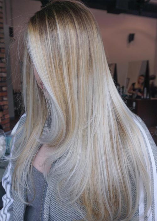 Winter Hair Colors Ideas & Trends: Blonde Hair