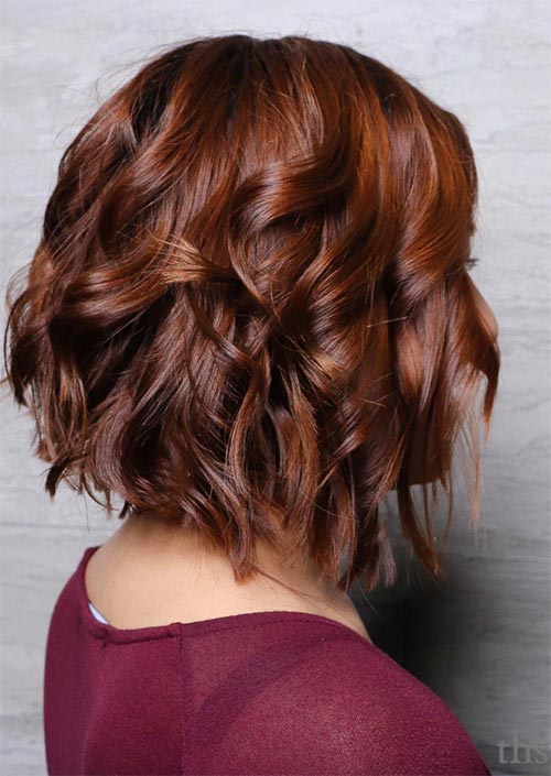 Winter Hair Colors Ideas & Trends: Deep Copper Hair