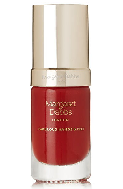 Best Red Nail Polishes for Every Skin Tone: Margaret Dabbs London Red Nail Polish in Snap Dragon