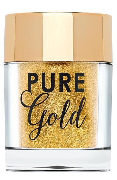Best Sparkly/ Glitter Eyeshadows: Too Faced Pure Gold Ultra Fine Face & Body Glitter