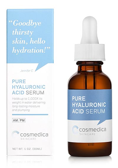 Best Hyaluronic Acid Serums, Moisturizers & Skincare Products: Cosmedica Skincare Pure Hyaluronic Acid Serum