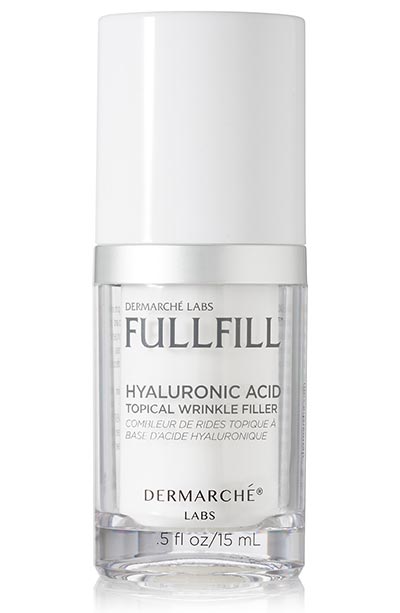 Best Hyaluronic Acid Serums, Moisturizers & Skincare Products: Dermarche Labs Fulfill Hyaluronic Acid Topical Wrinkle Filler