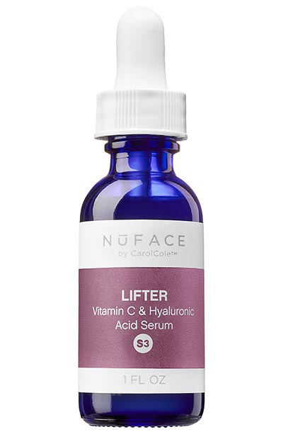 Best Hyaluronic Acid Serums, Moisturizers & Skincare Products: Nuface LIFTER Vitamin C & Hyaluronic Acid Serum