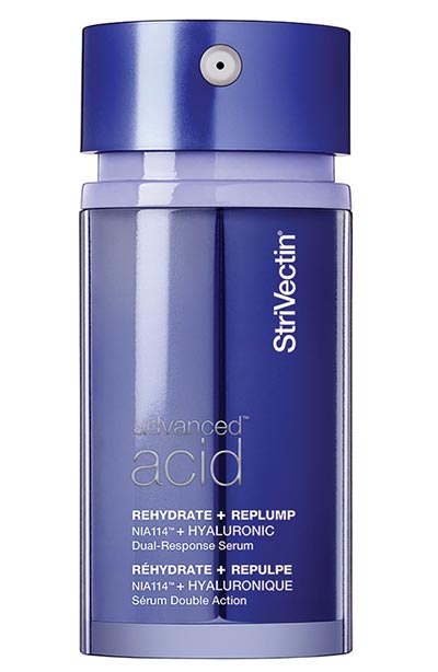 Best Hyaluronic Acid Serums, Moisturizers & Skincare Products: Strivectin Advanced Acid Rehydrate + Replump Hyaluronic Dual-Response Serum