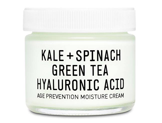 Best Hyaluronic Acid Serums, Moisturizers & Skincare Products: Youth to the People Kale + Spinach Green Tea Hyaluronic Acid Age Prevention Cream