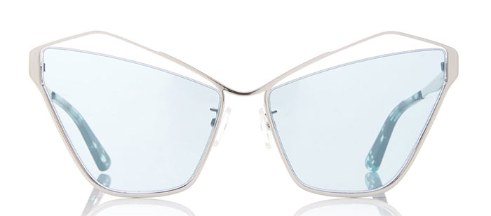 Best Cat Eye Sunglasses for Women: MCQ Metallic Cat Eye Sunglasses