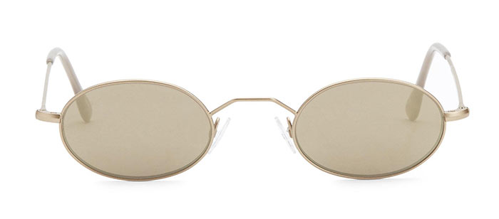 Best Tiny/ Small '90s Sunglasses for Women: Andy Wolf Small Oval Sunglasses