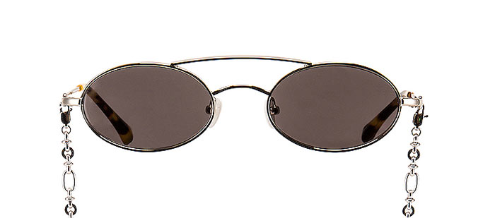 Best Tiny/ Small '90s Sunglasses for Women: Alessandra Rich Small Oval Sunglasses