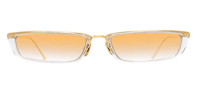Best Tiny/ Small '90s Sunglasses for Women: Linda Farrow Issa Small Rectangular Sunglasses