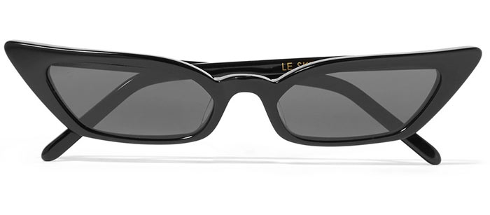 Best Tiny/ Small '90s Sunglasses for Women: Poppy Lissiman Le Skinny Small Cat-Eye Sunglasses