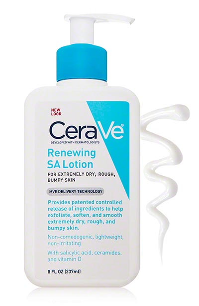 Best BHA/ Salicylic Acid Products for Skin Care: CeraVe SA Renewing Lotion