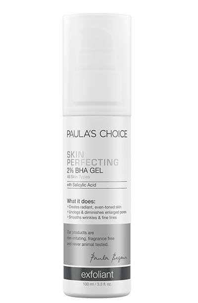 Best BHA/ Salicylic Acid Products for Skin Care: Paula’s Choice 2% BHA Skin Perfecting Gel Exfoliant