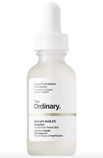 Best BHA/ Salicylic Acid Products for Skin Care: The Ordinary Salicylic Acid 2% Solution
