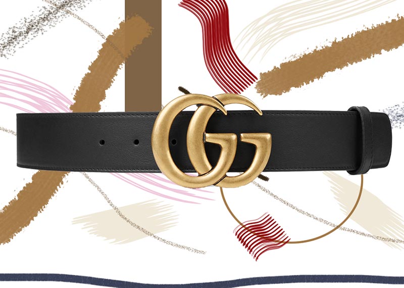 Best Gucci Belts for Women of All Time: Gucci Black Leather Belt with Double G Buckle
