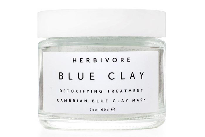 Best Clay Masks for Acne-Prone Skin: Herbivore Botanicals Blue Clay Spot Treatment Mask