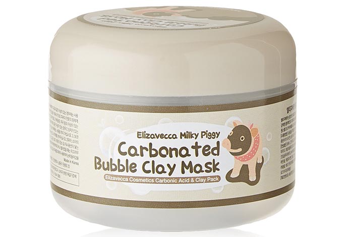 Best Clay Masks for Blackheads: Elizavecca Milky Piggy Carbonated Bubble Clay Mask