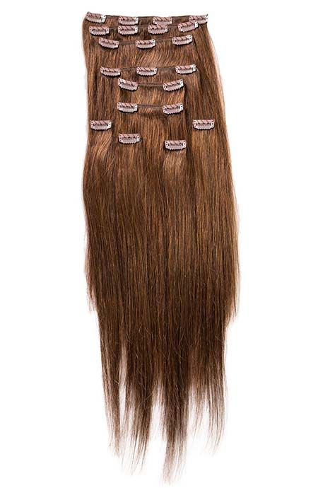 Best Hair Extensions: Sono 1 Count 160g 20” Clip-In Straight 100% Human Hair Extensions