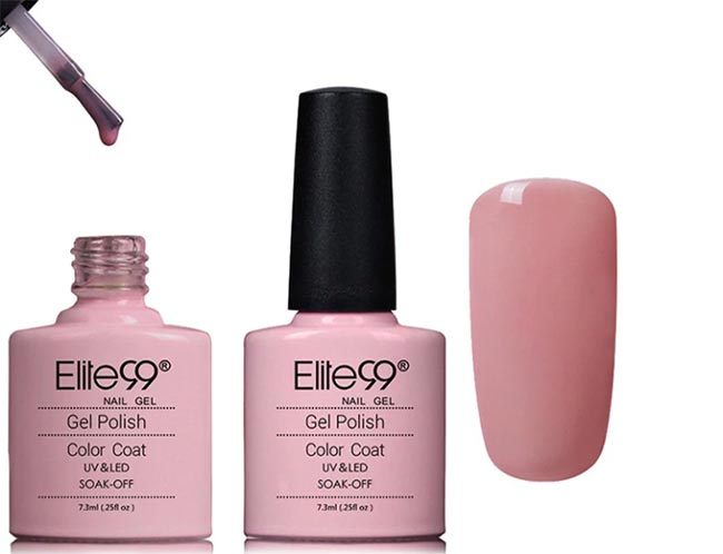 Best Shellac Nail Colors and Kits: Pink Series Elite99 Shellac Gel Nail Polish Kit