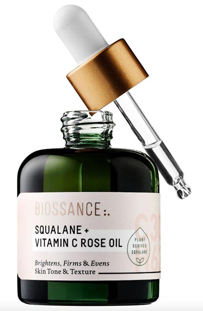 Best Vitamin C Serums, Moisturizers & Other Skincare Products: Biossance Squalane + Vitamin C Rose Oil