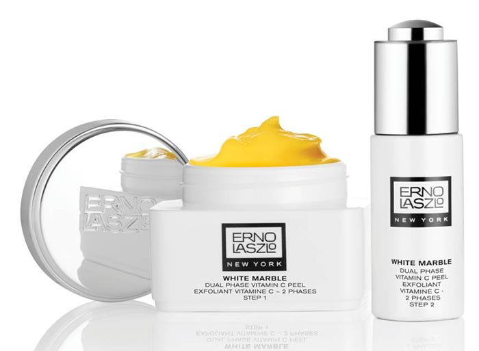 Best Vitamin C Serums, Moisturizers & Other Skincare Products: Erno Laszlo White Marble Dual Phase Vitamin C Peel