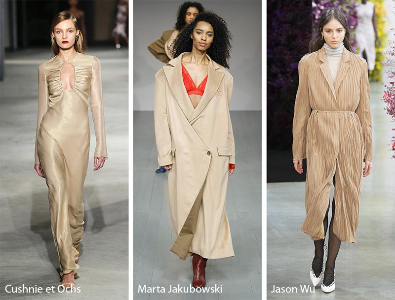 Fall/ Winter 2018-2019 Color Trends: Almond Buff Camel