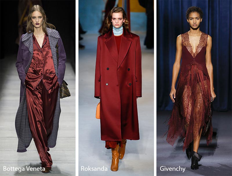 Fall/ Winter 2018-2019 Color Trends: Red Pear Wine