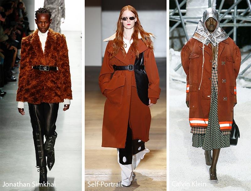 Fall/ Winter 2018-2019 Color Trends: Rust
