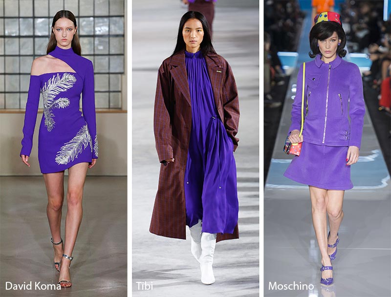 Fall/ Winter 2018-2019 Color Trends: Ultra Violet