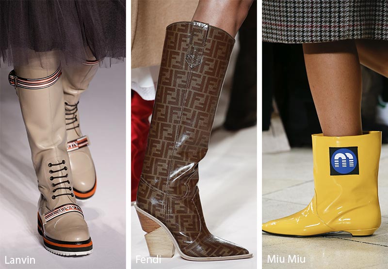 Fall/ Winter 2018-2019 Shoe Trends: Logo Printed Shoes & Boots
