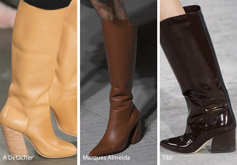 Fall/ Winter 2018-2019 Shoe Trends: Shoes & Boots with Angled Heels