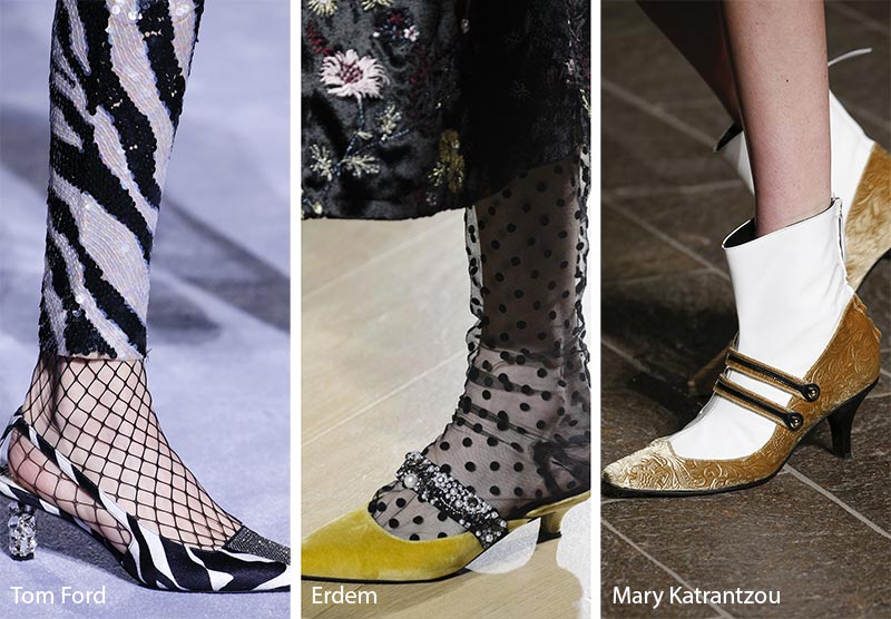 Fall/ Winter 2018-2019 Shoe Trends: Shoes & Boots with Kitten Heels